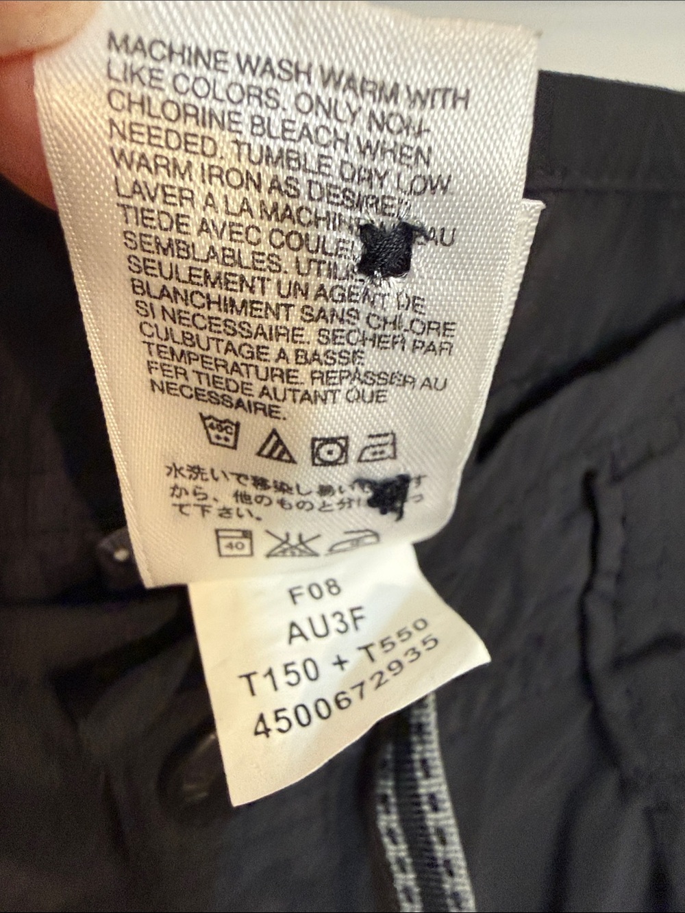 The North Face Womens Black 100% Nylon Outdoor Camping Hiking Roll Up Leg 14 - Picture 4 of 5